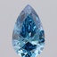 9.00 Ct. Fancy Vivid Blue Pear Lab Grown Diamond