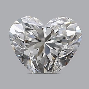 Heart diamond — real photo