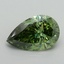 5.08 Ct. Fancy Vivid Green Pear Lab Grown Diamond