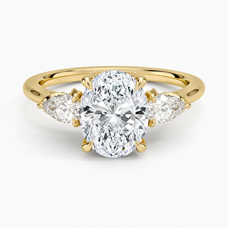 Petal Pear Three Stone Diamond Ring (1/2 ct. tw.)