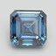 3.02 Ct. Fancy Vivid Blue Asscher Lab Grown Diamond