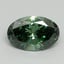 2.10 Ct. Fancy Vivid Pacific Green Oval Lab Grown Diamond