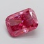 4.56 Ct. Fancy Vivid New_Mst Pink Cushion Lab Grown Diamond