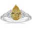18K White Gold Luxe Nadia Pavé Diamond Ring (1/2 ct. tw.), smalltop view