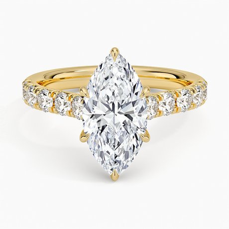 18K Yellow Gold Anthology Half-Coverage Diamond Ring (1/2 ct. tw.)