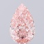 1.52 Ct. Fancy Vivid Pink Pear Lab Grown Diamond