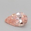 0.50 Ct. Fancy Intense Pink Pear Lab Grown Diamond