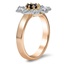 The Rell Ring, smalltop view on a hand