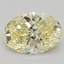 1.54 Ct. Fancy Yellow Oval Lab Grown Diamond