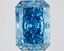 2.86 Ct. Fancy Vivid Blue Radiant Lab Grown Diamond