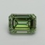 5.08 Ct. Fancy Vivid Pacific Green Emerald Lab Grown Diamond