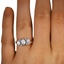 The Ariadna Ring, smallzoomed in top view on a hand