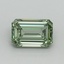 1.04 Ct. Fancy Vivid Pacific Green Emerald Lab Grown Diamond