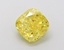 1.34 Ct. Fancy Vivid Yellow Cushion Lab Grown Diamond