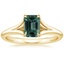 18K Yellow Gold Reverie Solitaire Ring, smalltop view