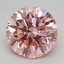2.23 Ct. Fancy Intense Pink Round Lab Grown Diamond