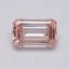 0.92 Ct. Fancy Pink Emerald Lab Grown Diamond