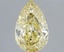3.59 Ct. Fancy Intense Yellow Pear Lab Grown Diamond