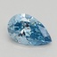 0.34 Ct. Fancy Vivid Blue Pear Lab Grown Diamond