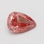 0.61 Ct. Fancy Vivid Brownish Pink Pear Lab Grown Diamond