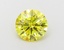 1.29 Ct. Fancy Vivid  Yellow Round Lab Grown Diamond