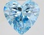4.26 Ct. Fancy Vivid  Blue Heart Lab Grown Diamond