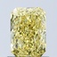 1.05 Ct. Fancy Vivid Yellow Radiant Lab Grown Diamond