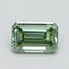 0.73 Ct. Fancy Vivid Pacific Green Emerald Lab Grown Diamond