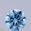 4.50 Ct. Fancy Vivid Blue Round Lab Grown Diamond