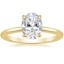 18K Yellow Gold Petite Elodie 1.5mm Ring, smalltop view