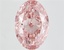 14.24 Ct. Fancy Vivid Pink Oval Lab Grown Diamond