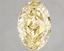 3.02 Ct. Fancy Intense Yellow Oval Lab Grown Diamond
