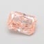 0.72 Ct. Fancy Vivid Pink Radiant Lab Grown Diamond
