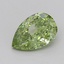 1.07 Ct. Fancy Green Pear Lab Grown Diamond