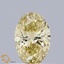 0.33 Ct. Fancy Yellow Oval Lab Grown Diamond