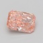 6.05 Ct. Fancy Vivid Pink Radiant Lab Grown Diamond