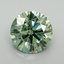 2.69 Ct. Fancy Vivid Green Round Lab Grown Diamond