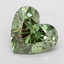8.02 Ct. Fancy Vivid Green Heart Lab Grown Diamond