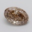 2.09 Ct. Light  Brown Oval Lab Grown Diamond