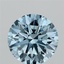 3.01 Ct. Fancy Vivid Blue Round Lab Grown Diamond