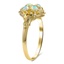 The Kat Ring, smalltop view on a hand