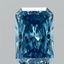 1.09 Ct. Fancy Vivid Blue Radiant Lab Grown Diamond