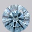 1.25 Ct. Fancy Vivid  Blue Round Lab Grown Diamond