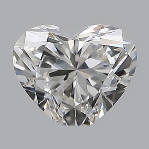 Heart diamond — real photo
