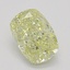 0.60 Ct. Fancy Yellow Cushion Diamond