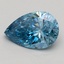 2.00 Ct. Fancy Vivid Blue Pear Lab Grown Diamond
