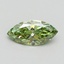 1.02 Ct. Fancy Vivid Green Marquise Lab Grown Diamond
