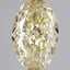 2.03 Ct. Fancy Yellow Oval Lab Grown Diamond