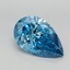 3.05 Ct. Fancy Vivid Blue Pear Lab Grown Diamond
