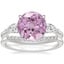 Platinum Opera Diamond Ring with Petite Curved Diamond Ring (1/10 ct. tw.)